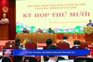 (TTV) Khai mạc Kỳ họp thứ mười, Hội đồng nhân dân tỉnh khóa XIX