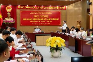 (TTV) Đảng ủy UBND tỉnh tổ chức Hội nghị Ban Thường vụ, Ban Chấp hành Đảng bộ lần thứ nhất, nhiệm kỳ 2025-2030