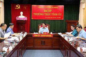 (TTV) Thường trực Tỉnh ủy họp xem xét một số nội dung quan trọng  