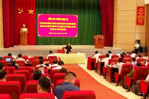 (TTV) Đoàn công tác số 15 của Ban Thường vụ Tỉnh ủy làm việc với các xã Đồng Văn, Sà Phìn, Lũng Cú và Phố Bảng