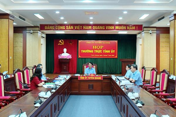 (TTV) Họp Thường trực Tỉnh ủy